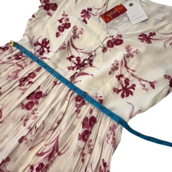 NWT Coco Jaimeson Floral Tiered Flowy Feminine Mini Dress Juniors Size Large - Picture 13 of 16